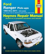 Ford Ranger (93-11) &amp; Mazda B2300/B2500/B3000/B4000 (94-09) Haynes Repai... - €25,69 EUR