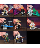 8Pcs Anime Bleach Sosuke Ichigo Shunsui Kisuke Cifer Minifigures Toy Gifts - $27.34 CAD