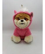 Gund Boo The World&#39;s Cutest Dog in Pink Unicorn Wings Hoodie Costume Plu... - £9.80 GBP