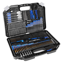 Drill Bit Set, 246 Pcs for Cordless Drill, for Wood, Metal, Masonry - $80.23