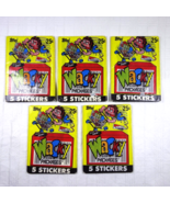 Topps Wacky Packages Trading Cards/Stickers Lot of 5 Sealed Packs 1990 - £19.67 GBP