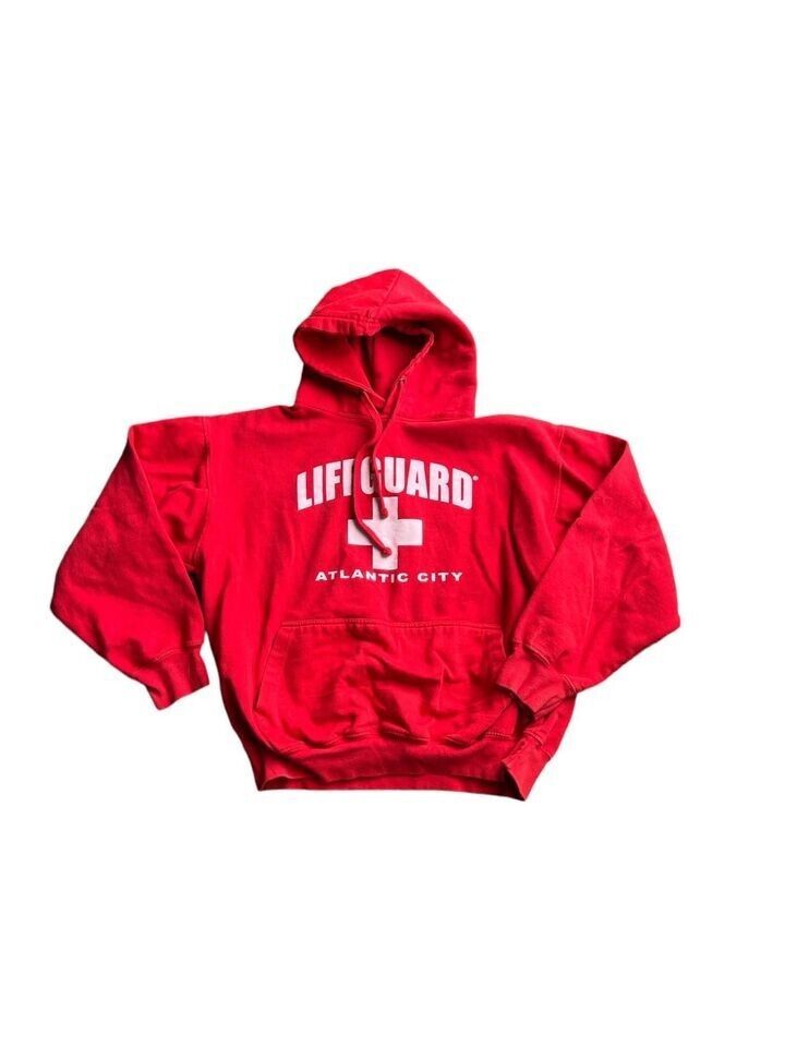 Atlantic City Red Hooded Sweatshirt Youth Kid’s L - $10.00
