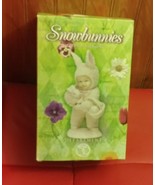 Dept 56 Snowbunnies &quot;I&#39;ll Love You Forever&quot; Figurine Bunny Basket of Eggs - £14.78 GBP