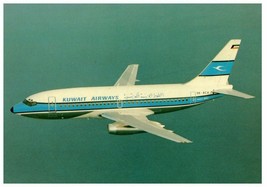 Kuwait Airways Boeing 737 269 Airplane Postcard - £11.59 GBP
