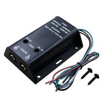 Two Channel Speaker Rca Line Level Converter Adapter Car Audio High Low ... - $23.11