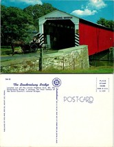 Pennsylvania(PA) Soudersburg Covered Bridge Horse and Carriage Vintage P... - £7.48 GBP
