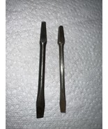 1 Vintage Stanley Brace Auger Flat Screwdriver Bit &amp; 1 Unbranded Flat Auger - $229.79 MXN