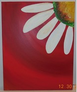 Original Oil Painting On Canvas 16&quot; x 20&quot; Floral Abstract Art - £26.13 GBP