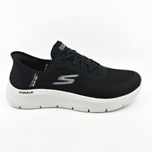 Skechers Go Walk Flex Grand Entry Black Womens Size 11 Wide Slip On Sneakers - £53.43 GBP