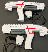 Laser X 4 Blasters for 2 Players Real-Life Laser Gaming Experience - £23.43 GBP
