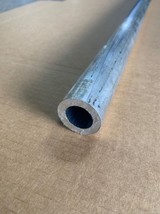 1 Pc of 1-3/8&quot; OD 6061 Aluminum Round Tube x 7/8&quot; ID x 3&quot; Long, 1/4&quot; Wall Tubing - £33.01 GBP