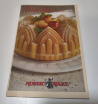 Vtg 2004 Cookbook Nordic Ware Bundt Pan Cake Muffin Entree Desserts Recipes - £4.00 GBP