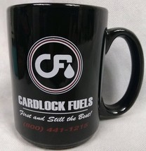 Cardlock Fuels Black Logo Coffee Mug Cup - $251.98 MXN