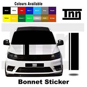 Bonnet Stripe Sticker For VW Volkswagen Caddy Mk 7 6 5 4 3 Sticker Decal... - $27.99