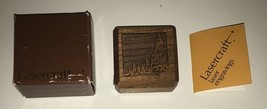 Vtg Pocket Tape Measure Solid American Walnut Lasercraft 72&quot; Optical Eng... - $49.00
