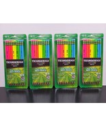 (4) Ticonderoga Neon #2 Sharpened HB Pencils 10 Pack School College Home... - £19.38 GBP