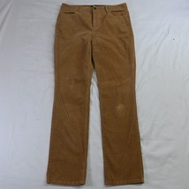 Talbots 10 Khaki Corduroy Heritage Straight 5 Pocket Cords Pants - £13.88 GBP