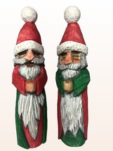 Old World Antiqued Santa&#39;s - Caricature Figurine &amp; Christmas Table Ornament - On - £26.86 GBP