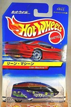 1999 Hot Wheels Japanese Card #957 LEAN MACHINE Purple w/Chrome 5 Spoke Wheels - $18.00