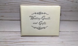 1958 Vintage Filled In Wedding Guest Book, 2 Printed Invitations, 1 Napkin - £23.18 GBP