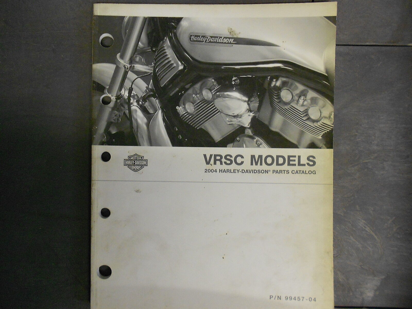 2004 Harley Davidson Vrsc Modèles Parties Catalogue Manuel 9957-04 - $9.99