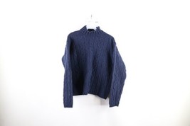 Vintage American Eagle Outfitters Womens XL Donegal Wool Knit Fisherman Sweater - £39.52 GBP