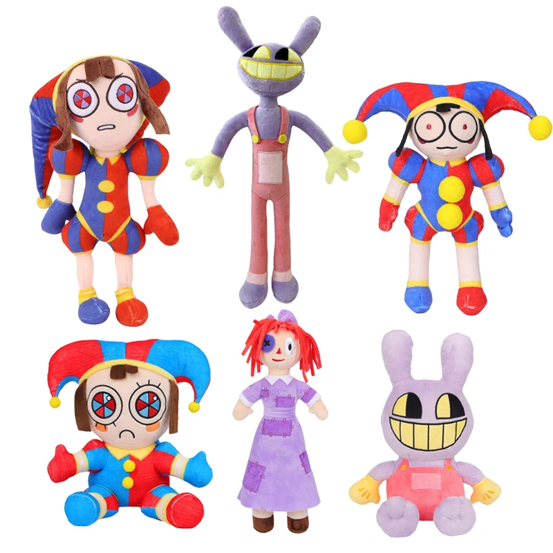 The Amazing Digital Circus Plush Doll Clown Ragatha Pomni Anime Jax Plushie Toys - £11.45 GBP+