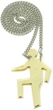 Shufflin Necklace New Sorry For Party Rockin Plastic Pendant 36 Inch Cuban Chain - £13.43 GBP