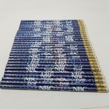 Advertisement Pencil Lot of 28 First NBC Pencils ~ Purple Shiny ~ Vintage - £9.15 GBP