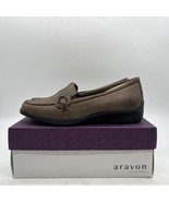 Aravon By New Balance Shoes Womens 8.5 B Slip On Loafers AAA05ST Brown L... - £35.69 GBP
