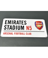 Arsenal FC White Metal Street Sign 16 x 7 Inches Officially Licensed FAS... - €20,37 EUR