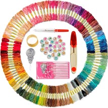 Friendship Bracelet Premium Embroidery Floss Kit – 110 DMC-Coded Colors - $273.39 MXN