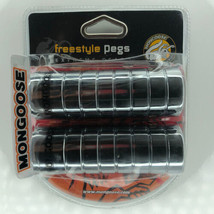 Mongoose Extreme Gear Freestyle Pegs 1.5&quot; In Diam Chrome Plated Steel MG... - $16.99