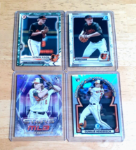 Gunnar Henderson Orioles Lot (4) Rookies/ CAMEO/Chrome/ROYF REFRACTOR/STARS Mlb - £14.89 GBP