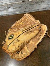 Manny Ramirez Wilson Rh Throw 11.5&quot; Advisory Staff Baseball Glove Vintage Brown - £22.69 GBP