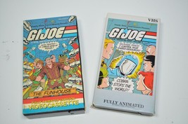 LOT of 2 GI Joe VHS Cartoon Movies The Funhouse; Cobra Stops the World  f.h.e. - £30.01 GBP