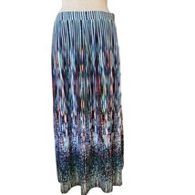 Multicolor Abstract Print Maxi Skirt Size 14 - £19.38 GBP