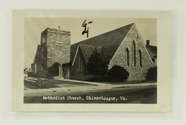 Vintage Souvenir Paper Postcard RPPC Methodist Church Chincoteague VA EKC UDB - £8.59 GBP