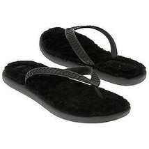 Ugg Australia Girls Flip Flop Thong Sandals Faux Fur ( 12 ) - £71.58 GBP