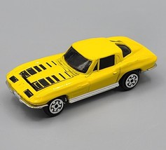 Kidco 1963 Chevy Corvette Yellow Split Window 1:64 Diecast, Hood Opens (... - $9.49