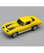 Kidco 1963 Chevy Corvette Yellow Split Window 1:64 Diecast, Hood Opens (... - £7.44 GBP