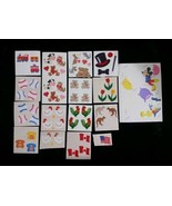 Vintage 80s Sandylion Mickey Animals Things Bears 16pc Fuzzy Mixed Stick... - $118.80