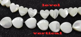 16inch genuine Mother of  pearl Shell jewelry heart-love hearts  pendant earrrin - £7.95 GBP