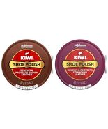 Kiwi Shoe Polish Variety Pack Brown &amp; Cordovan Leather Care 31g 1.125oz ... - $21.83 CAD