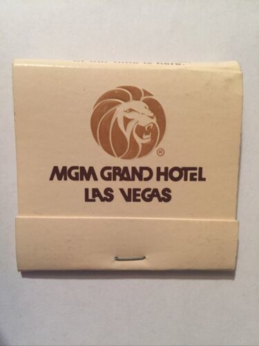 Matchbook MGM Grand Casino Las Vegas Nevada - $4.36
