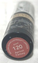 Revlon Super Lustrous Lipstick Pearl #120 Apricot Fantasy New Sealed - $13.50