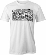 State Mandala South Dakota T Shirt Tee Short-Sleeved Cotton Clothing S1WSA805 - £12.73 GBP+