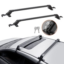 VEVOR Universal Roof Rack Cross Bars, 41.3" Aluminum Roof Rack Crossbars, Fit Ro - $2,333.81 MXN