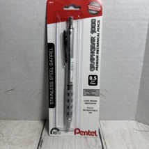 Pentel Graphgear 1000 Premium Mechanical Pencil 0.5mm Stainless Steel Ba... - $9.79