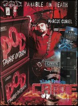P.O.D. Marcos Curiel 2001 Crate Blue Voodoo guitar amp advertisement 8x11 ad pri - £3.32 GBP